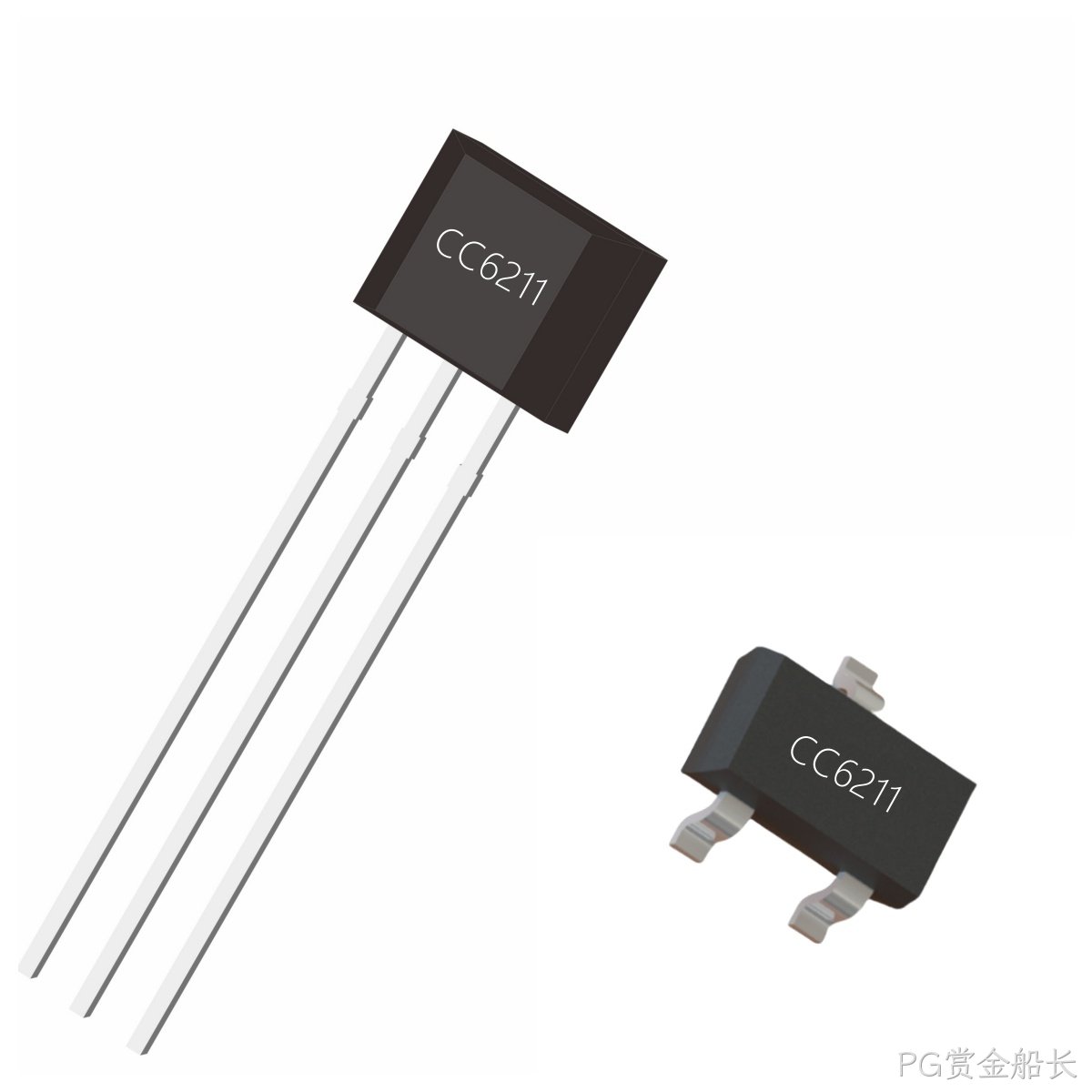 CC6211单极微功耗霍尔元件 TWS蓝牙耳机磁控开关